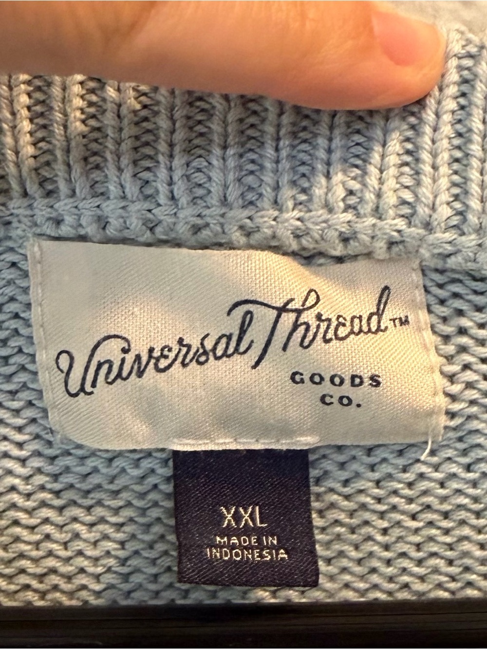 Universal Thread Light Blue Button-Up Knit Cardigan - Picture 3 of 3